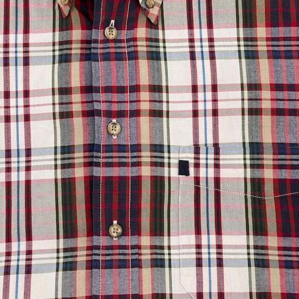 Pendleton Men's Large‎ Short Sleeve Button-Down Plaid Shirt Cotton Casual - Picture 4 of 5